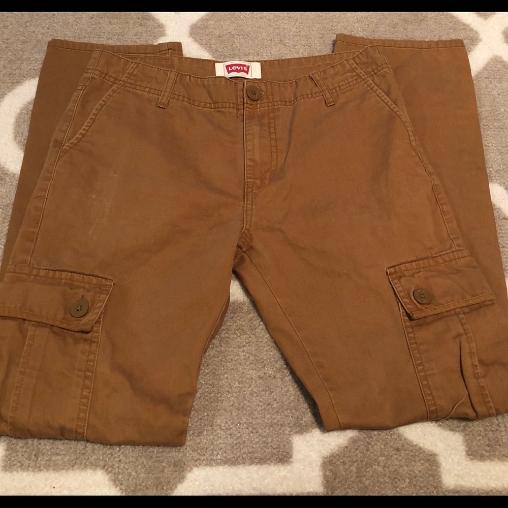 Boys Levi Khaki pants